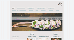 Desktop Screenshot of dieblumenbinder.eu